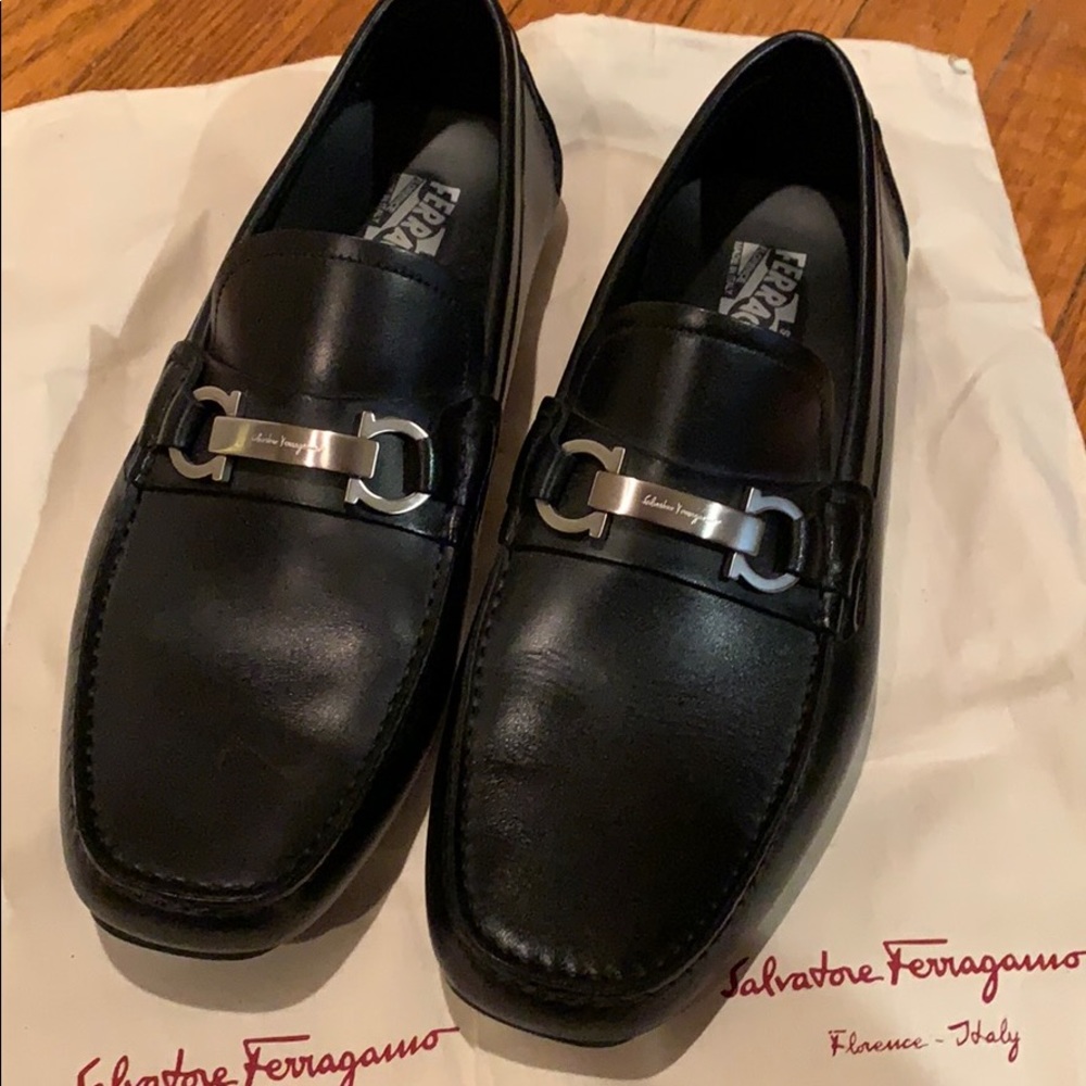 Men’s Salvatore Ferragamo Danubio Bit Driving Shoe